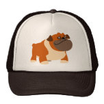 Chapeau anglais mignon de bouledogue casquettes