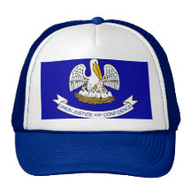 Chapeau avec le drapeau de l'état de la Louisiane  Casquette De Camionneur