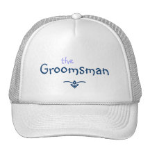 Chapeau bleu de Groomsman de tresse Casquette
