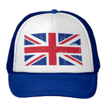 Chapeau britannique de drapeau d'Union Jack Casquettes