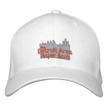 Chapeau brodé de banque de couche-culotte