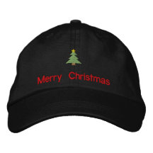 Chapeau brodé de Joyeux Noël