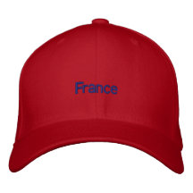Chapeau brodé de la France