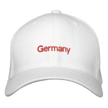 Chapeau brodé de l'Allemagne