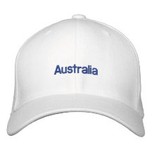 Chapeau brodé de l'Australie