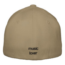 chapeau brodé de mélomane