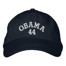 Chapeau brodé d'Obama 44