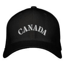 chapeau brodé du CANADA