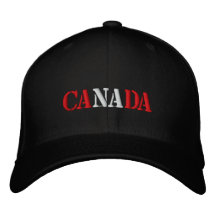 chapeau brodé du CANADA