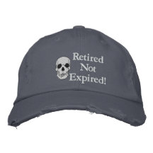 Chapeau brodé non expiré retiré