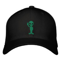 Chapeau brodé par alien