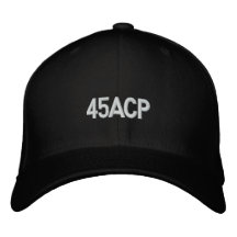 chapeau brodé par anno de 45 ACP