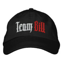 Chapeau brodé par Bill d'équipe