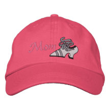 Chapeau brodé par chaussures vintages de mères