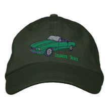 Chapeau brodé par convertible fait sur commande