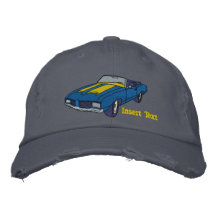 Chapeau brodé par convertible fait sur commande