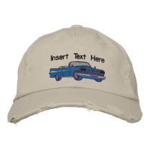 Chapeau brodé par convertible fait sur commande