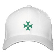 Chapeau brodé par croix de Lazarre