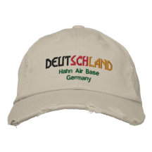 Chapeau brodé par Deutchland de Hahn ab