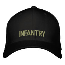 Chapeau brodé par infanterie