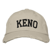 Chapeau brodé par Keno