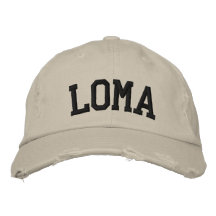 Chapeau brodé par Loma