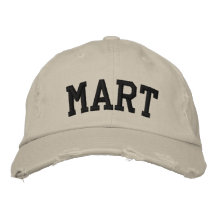 Chapeau brodé par marché
