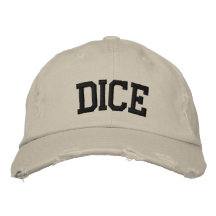 Chapeau brodé par matrices