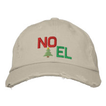 Chapeau brodé par Noel de Noël