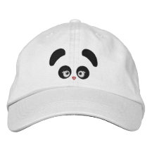 Chapeau brodé par Panda® d'amour