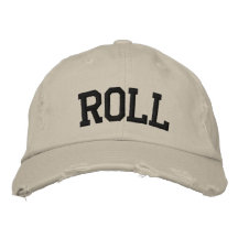Chapeau brodé par petit pain