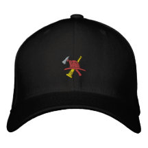 Chapeau brodé par pompier
