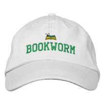 Chapeau brodé par rat de bibliothèque