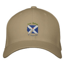 Chapeau brodé par verticale