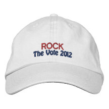 Chapeau brodé personnalisé de jour d'élection