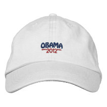 Chapeau brodé personnalisé d'Obama 2012