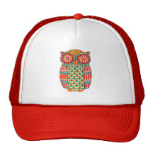 Chapeau coloré de hibou casquettes