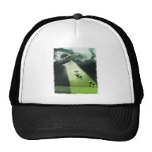Chapeau comique d'abduction de vache à UFO Casquettes
