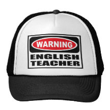 Chapeau d'avertissement de PROFESSEUR D'ANGLAIS Casquette De Camionneur