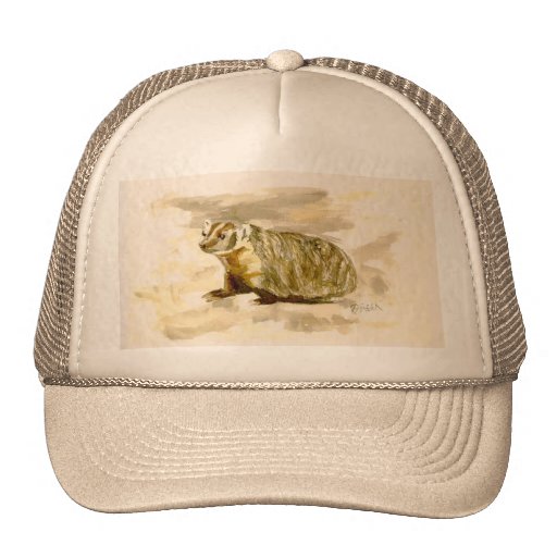Chapeau de blaireau casquette de camionneur