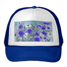 Chapeau "de bleu de pavot" casquettes