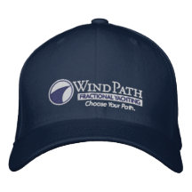 Chapeau de bleu de WIndPath Chapeaux Brodés