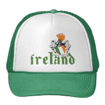 Chapeau de bouclier de l'Irlande Casquette De Camionneur