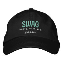Chapeau de BUTIN dans le noir Casquette Brodée