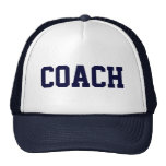 Chapeau de camionneur d'ENTRAÎNEUR {bleu marine} Casquette