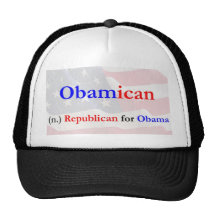 Chapeau de camionneur d'Obamican Casquette De Camionneur