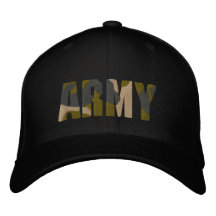 Chapeau de camo d'ARMÉE Casquette De Baseball Brodée