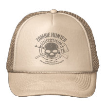 Chapeau de chasseur de zombi casquettes de camionneur