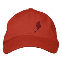 Chapeau de chat noir casquette brodée