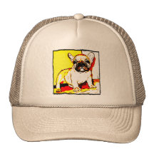 Chapeau de chiot de bouledogue français casquettes